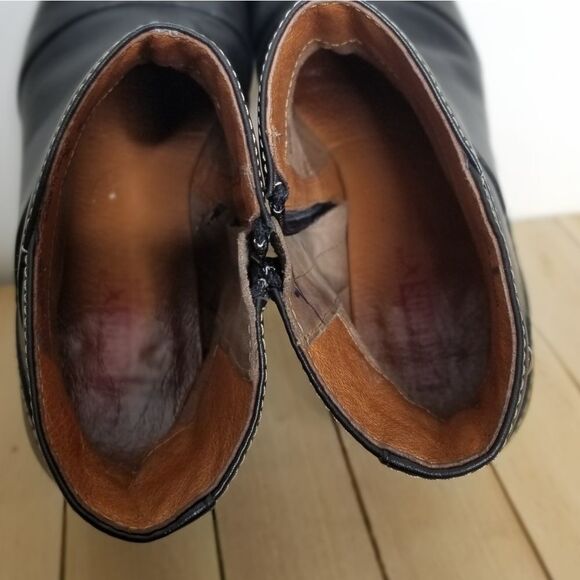 Pikolinos Black Leather Ankle Boots - Picture 14 of 15